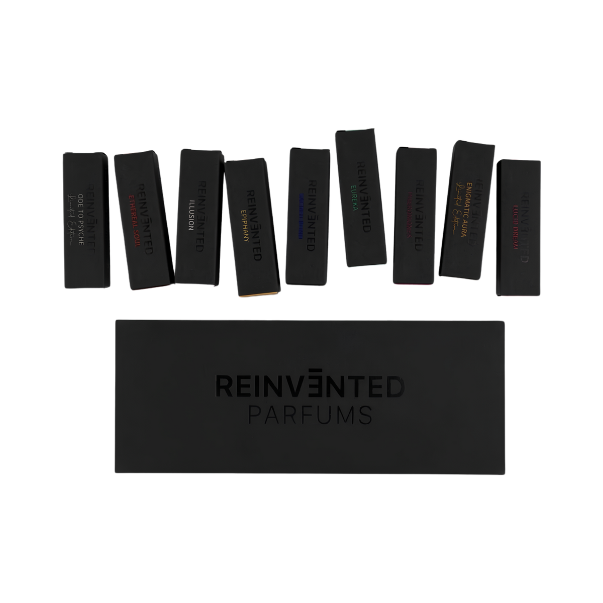 Discovery Set REINVENTED con 9 fragancias nicho de 2 ml
