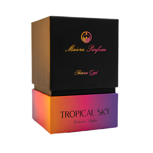 Frasco TROPICAL SKY fragancia luminosa y exótica
