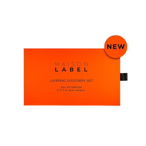 Discovery Set Maison Label con 13 muestras de perfumes nicho
