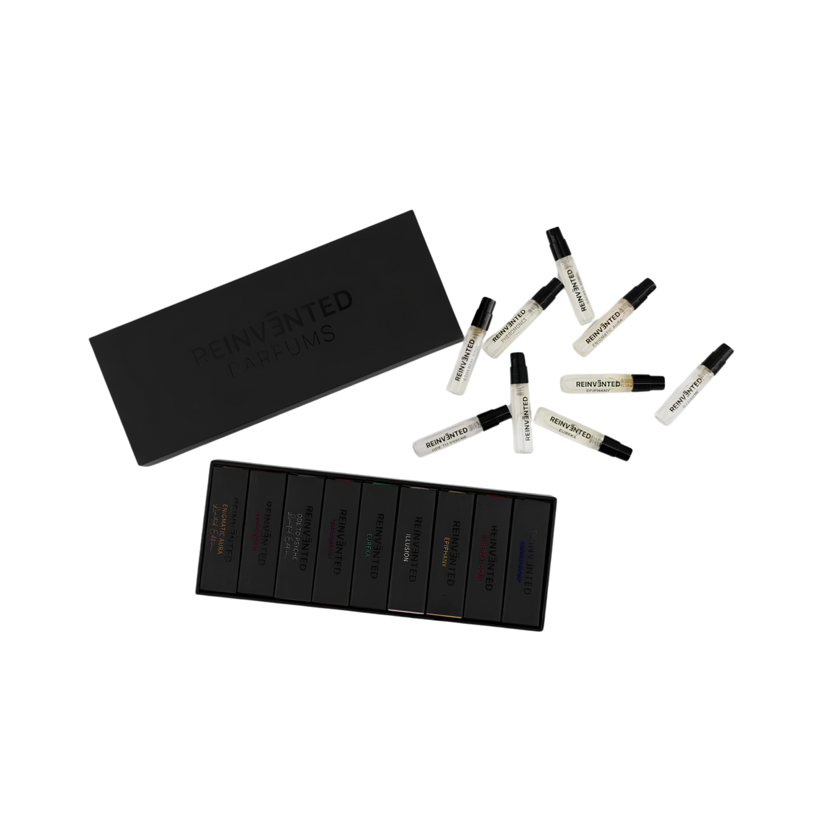 Discovery Set REINVENTED de 9 perfumes nicho en formato de 2 ml