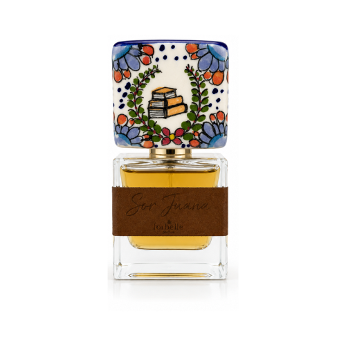 Perfume SOR JUANA con iris oud e incienso